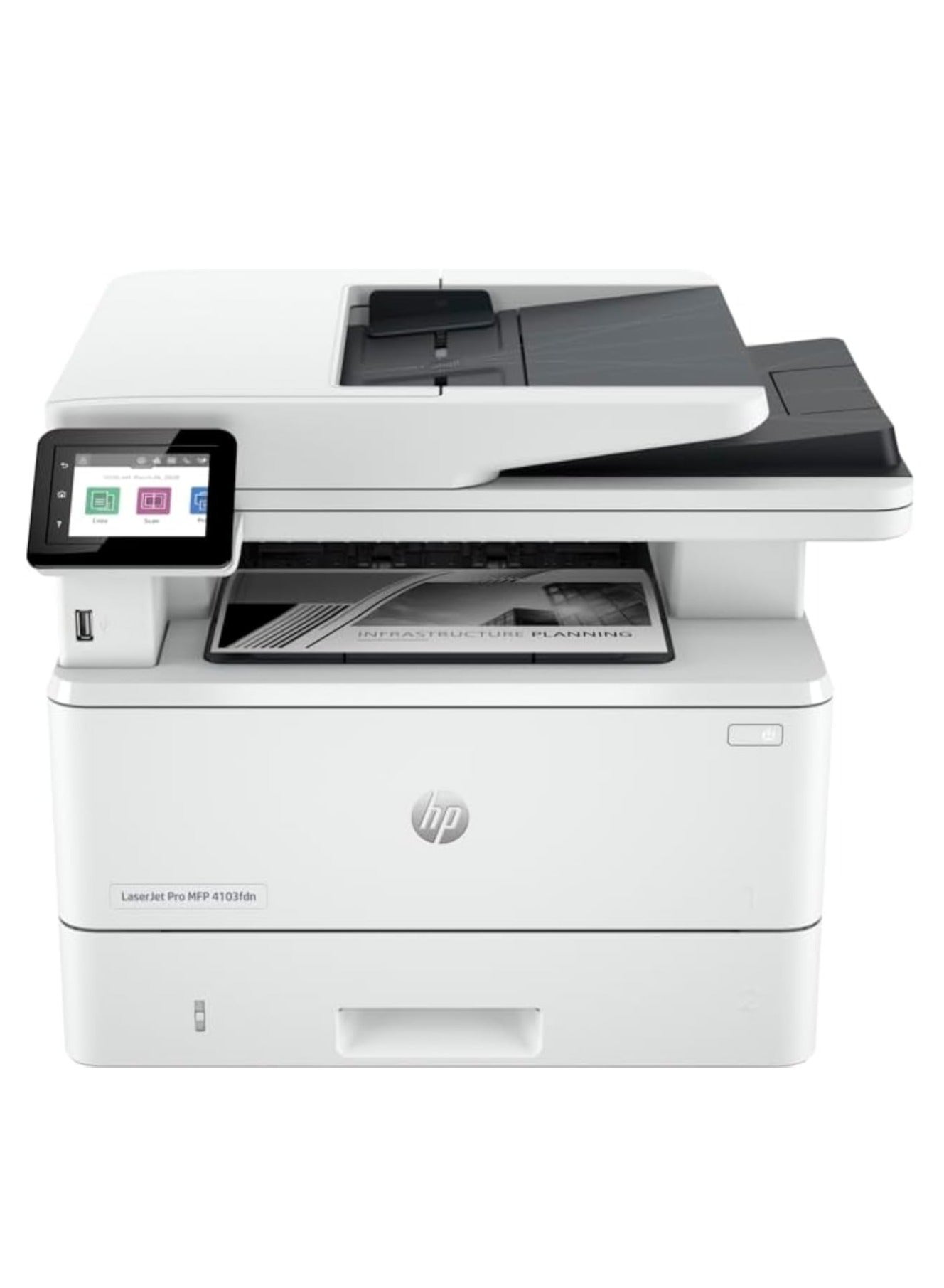 HP LaserJet Pro MFP 4103fdn Printer (2Z628A),…