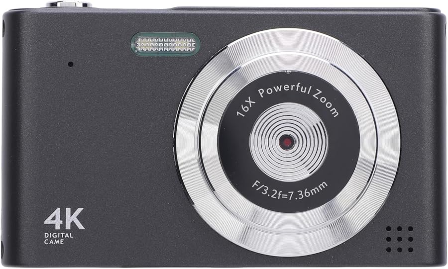 Vbestlife 48MP 4K Digital Camera 16x Zoom Anti…