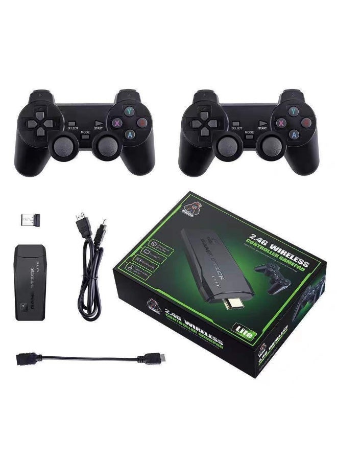 Compare Retro Game Console Video Game Stick Lite 4K Upgraded 10000+ Games Classic 4K TV Game Console with 2.4G 64G Wireless Controllers at KSA Price