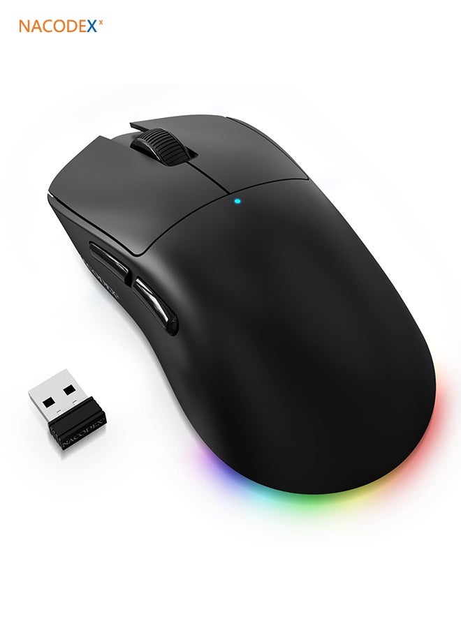 NJ08 Right-Handed Wireless Gaming Mouse with RGB…