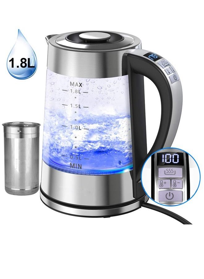 Compare 1.8L electric kettle with filter temperature control smart coffee water heater teapot 220v at KSA Price