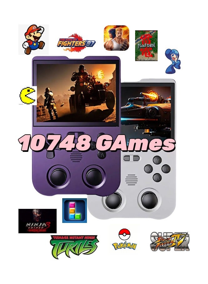 XU10 Retro Handheld Game Console – 3.5” IPS, 8000…
