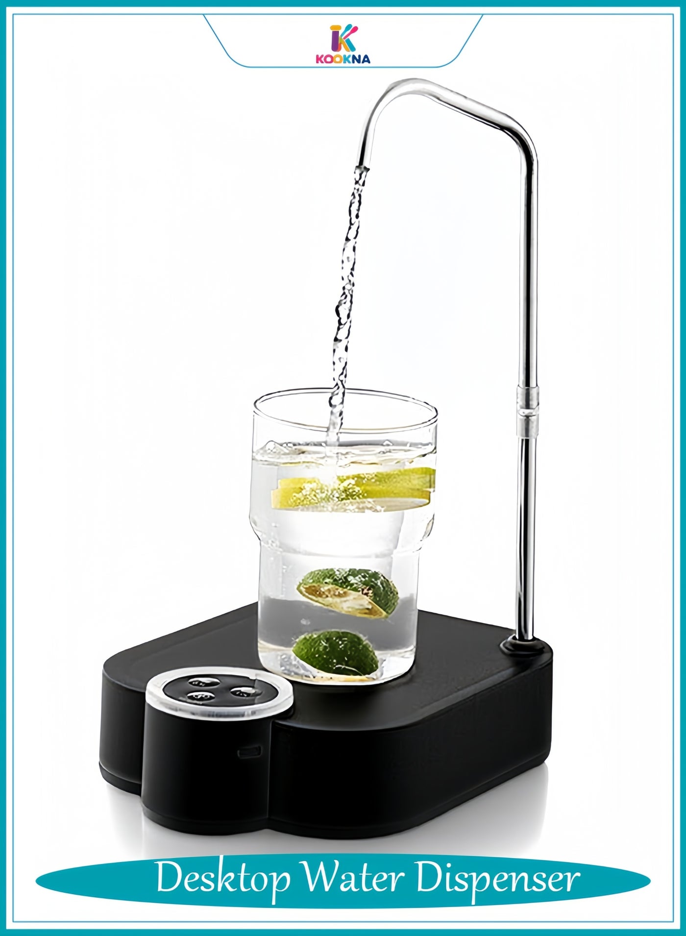 Compare Water Dispenser Pump, Automatic Electric Drinking Water Bottle Pump with 360° Rotatable Hose, Smart Button Control, 1200mAh Rechargeable, for 2–6 Gallon Bottled Water, Black at KSA Price