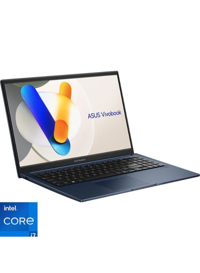 Compare VivoBook Laptop X1504VANJ121W With 15.6Inch Display, Core i71355U Processor16GB RAM512GB SSDIntel Iris XE GraphicsWindows 11 EnglishArabic Quiet Blue at KSA Price