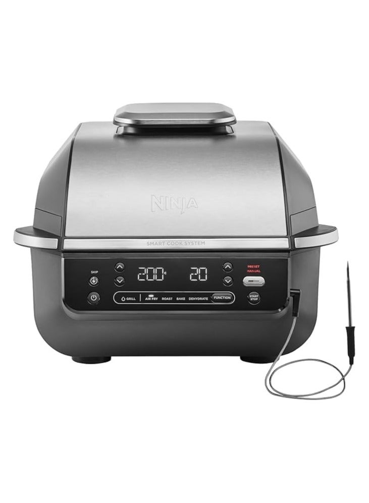 5-in-1 Indoor Grill And Air Fryer, 5 Cooking…