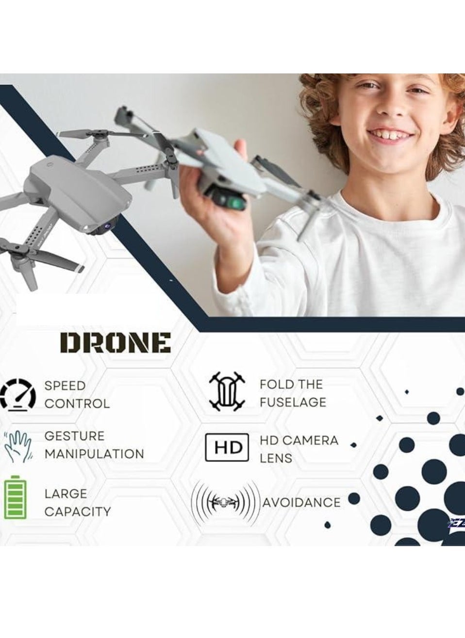 Drone FPV Drone with 4K HD Camera WiFi Live…