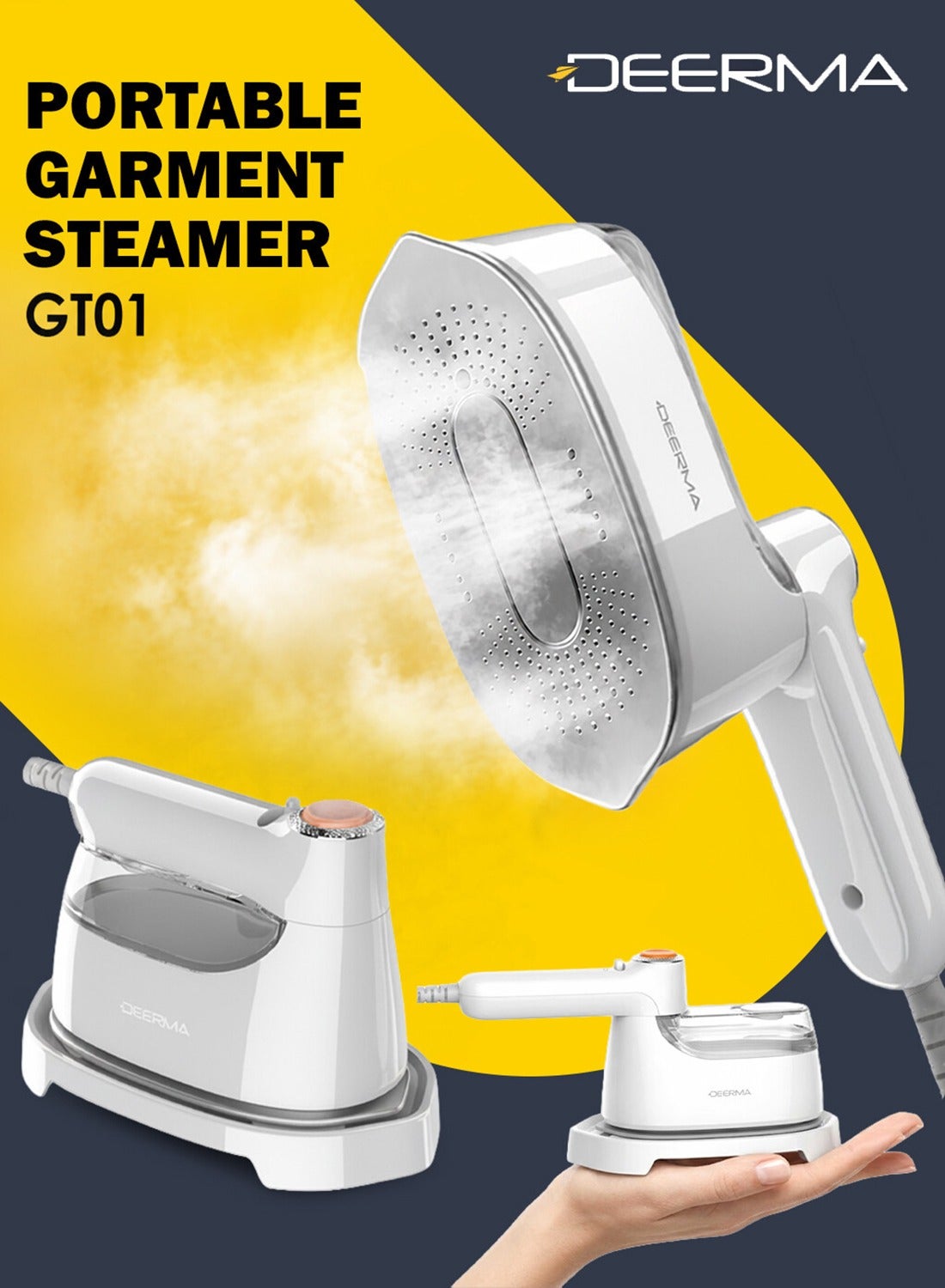 GT01 Portable Handheld Garment Steamer | 1200W…