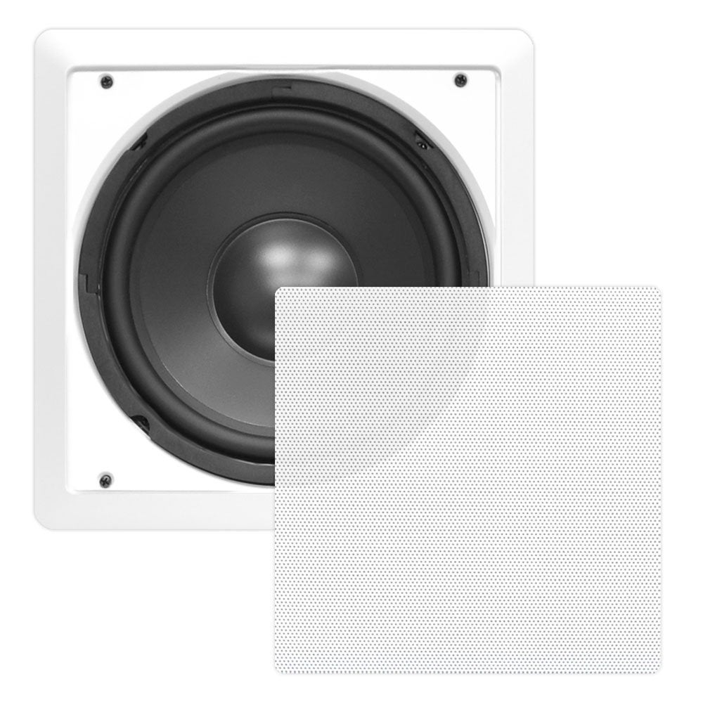 Compare Pyle Ceiling Wall Mount Enclosed Speaker 360 Watt Stereo Inwall Inceiling 10 Enclosed Full Range Subwoofer Speaker System 40Hz3kHz Frequency Response 8 Ohm Flush Mount PDIWS10 White at KSA Price