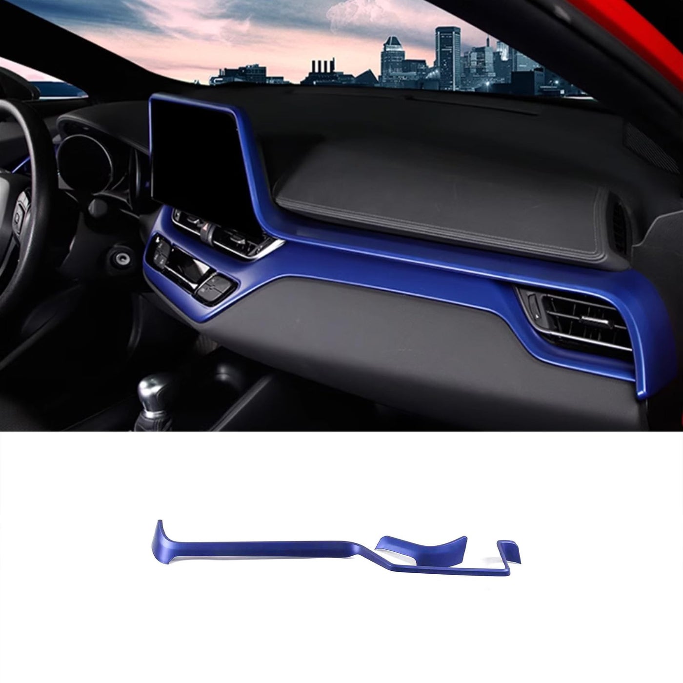 Compare KELEIMAI Car Accessories Fit for Toyota CHR CHR 20182023 Upper Central Console Display Dashboard Panel Cover Trim Blue ABS 2 PCS Fit 9 inch ScreenNot Fit 7 inch Screen at KSA Price