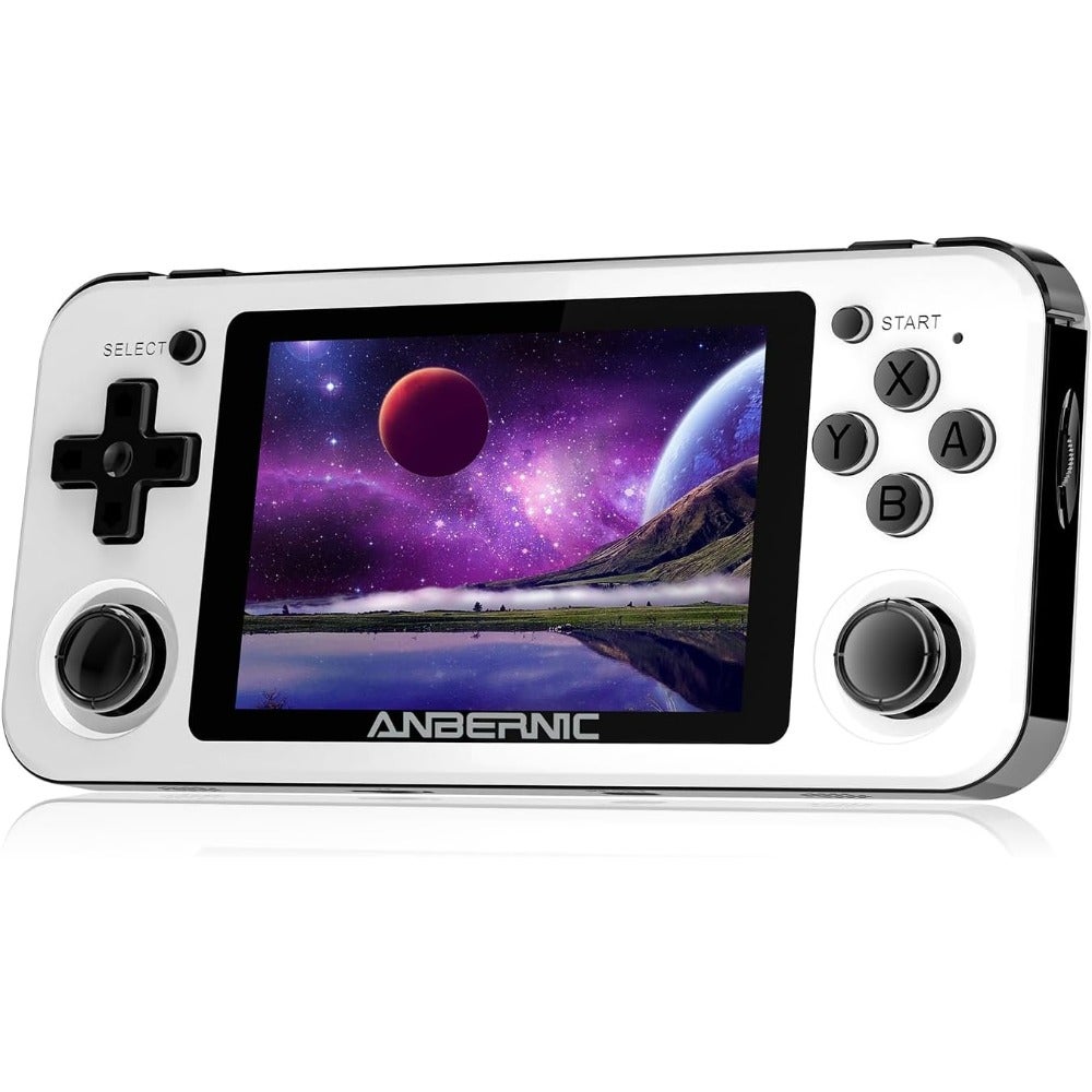 Compare Rg351P Retro Handheld Game Console Open Source Linux System 3.5 Inch Ips 320*480 Screen Rk3326 1.5Ghz 3500Mah Battery 2500 Classic Games Support PspN64 Gift Portable Player at KSA Price