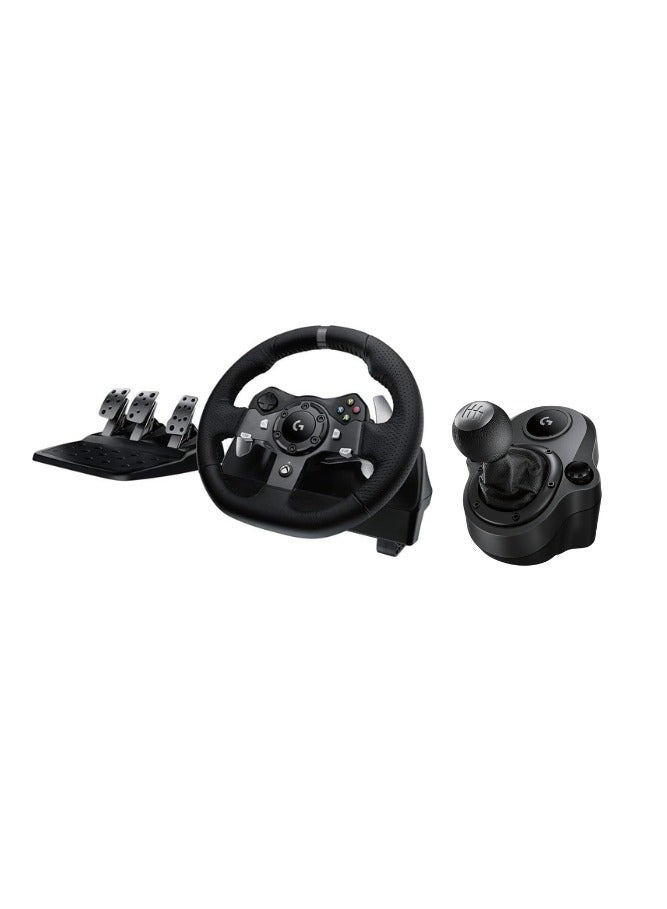 Compare G920 Driving Force Racing Wheel And Floor Pedals+ Driving Force Shifter  Black at KSA Price