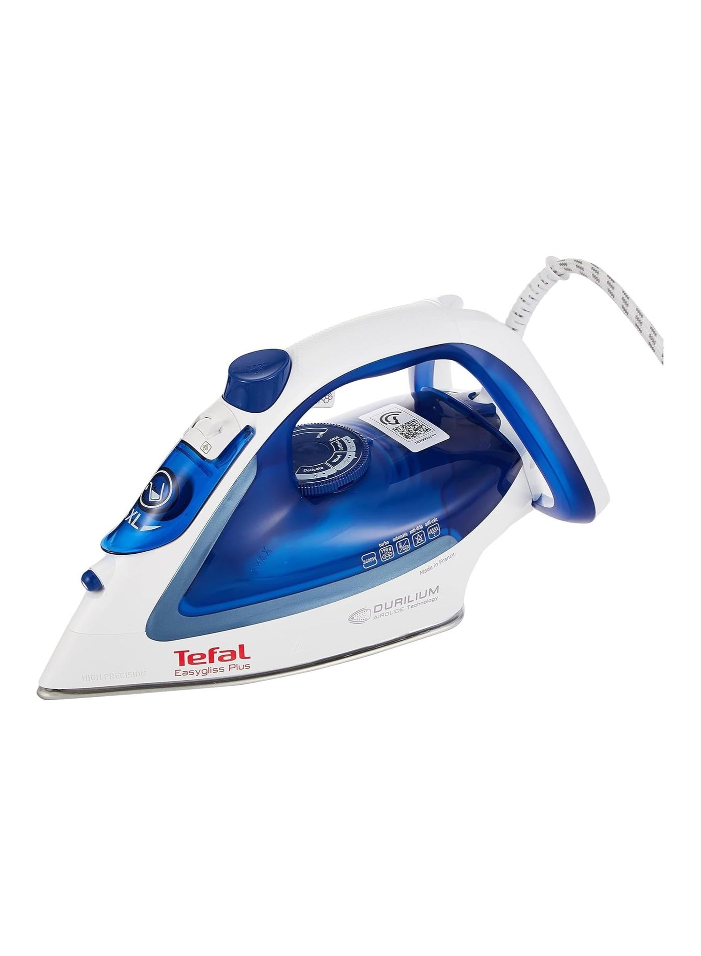 Compare Easygliss Plus Steam Iron 270 ml 2400 W FV5715E0 BlueWhite at KSA Price
