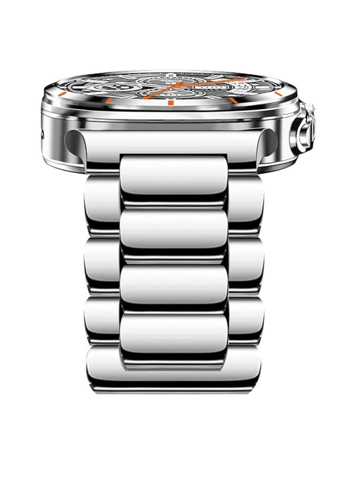 Compare Stainless Steel Band Compatible for Samsung Galaxy Watch Ultra 47mm 2024, No Gap Business Metal Strap for Galaxy Watch 7 Ultra 47mm, Premium Watch Band for Men and Women – Durable, Stylish, Adjustable at KSA Price