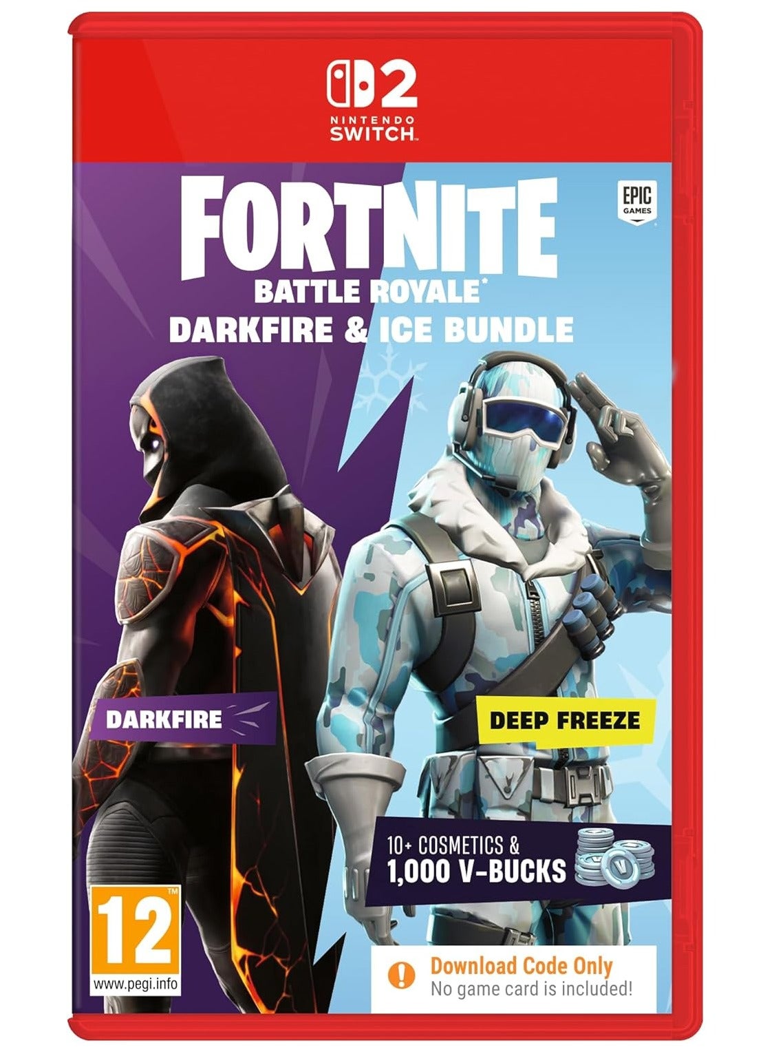 Compare Fortnite – Darkfire & Ice Bundle Download Code in Box  Nintendo Switch 2  Nintendo Switch at KSA Price