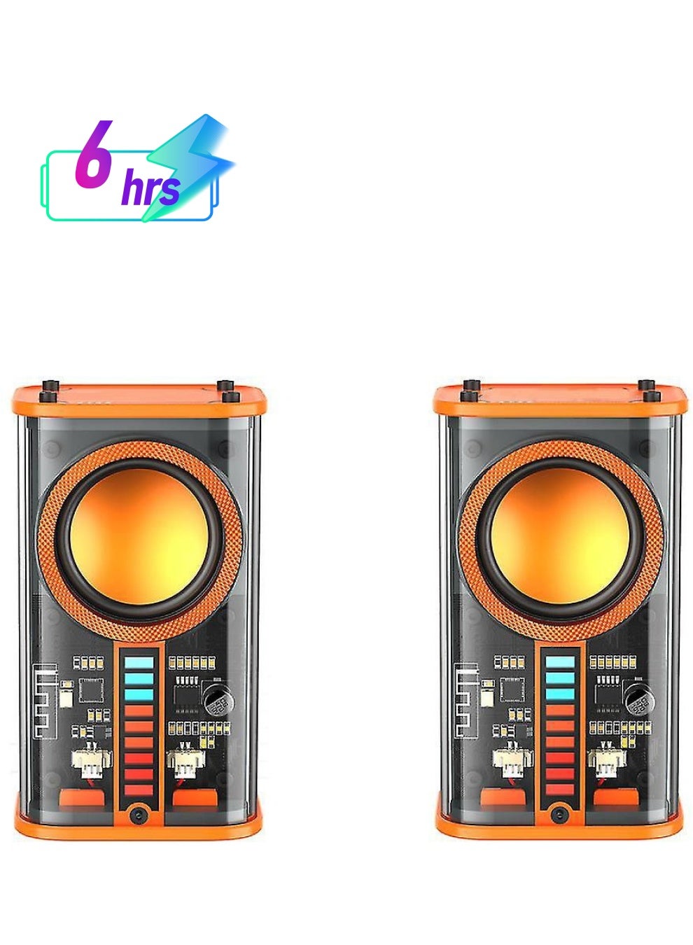 K07 Transparent Mini Wireless Bluetooth Speaker…