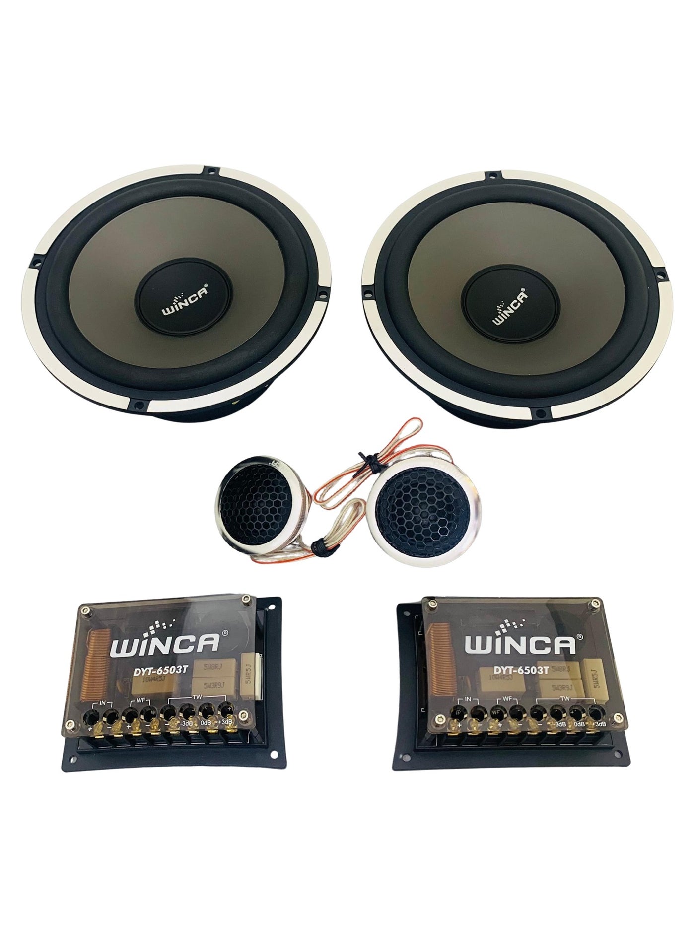 Compare 2 Way Custom Component Speaker System  612” 380 Watt, with Electroplated Plasti DYT6503T at KSA Price