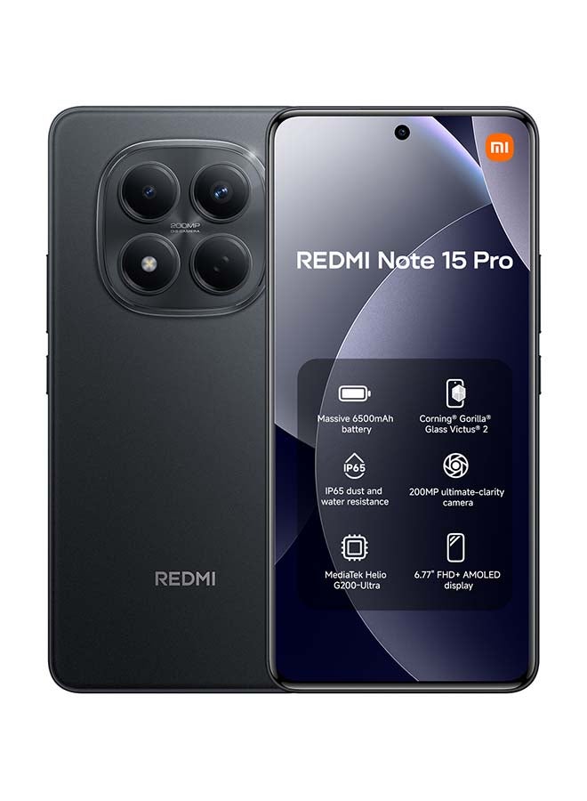 Redmi Note 15 Pro Dual SIM 4G Black 8G…