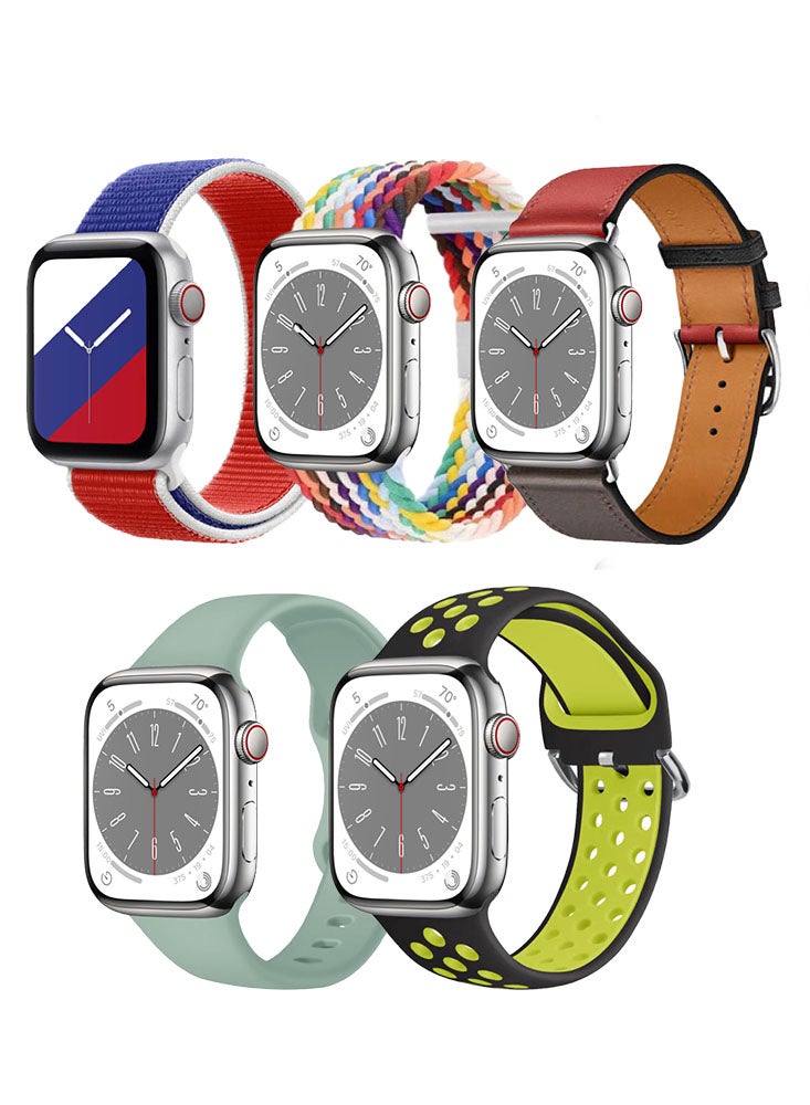5pcs Watch Bands Replacement for Apple Watch Strap…