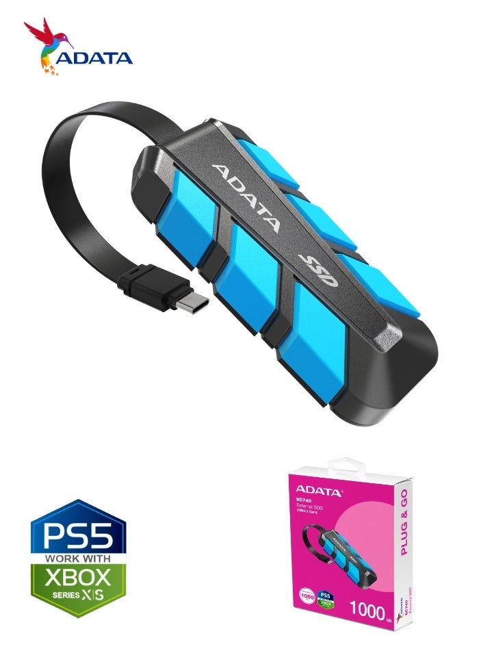SC740 1000GB External SSD Type-C USB3.2 Gen…