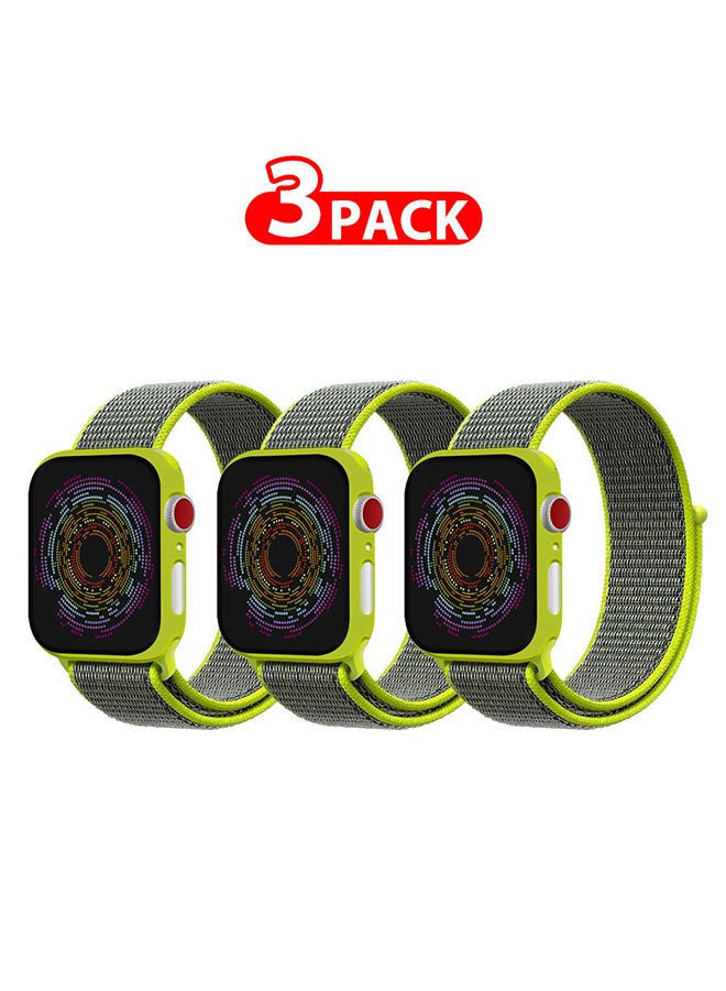 3 Pack Nylon Sport Loop Band Compatible with Apple…