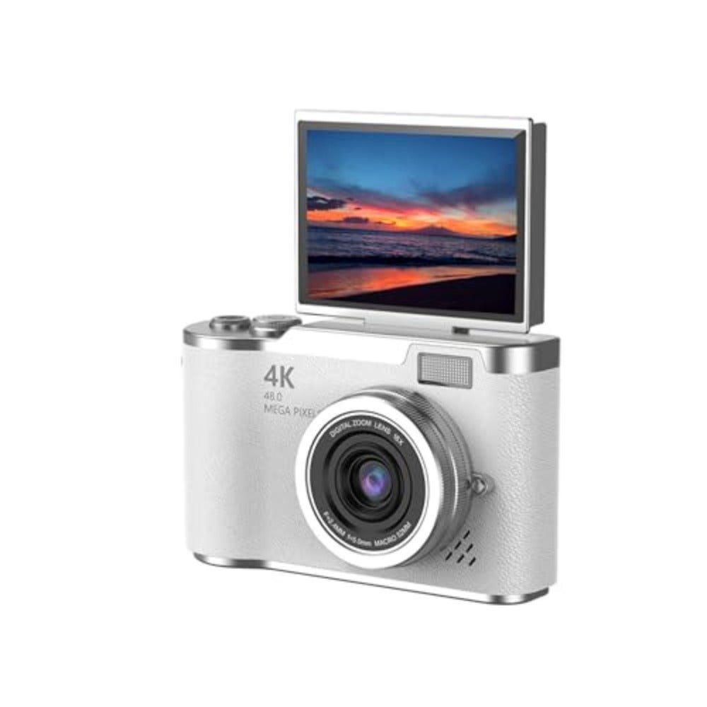 Compare Digital Camera for Photography: 48MP, 18X Zoom, 2.4inch Flip Screen, Compact Travel Camera for Beginners Lightweight ABS Body, Black Easy Operation Instant Photo Review at KSA Price