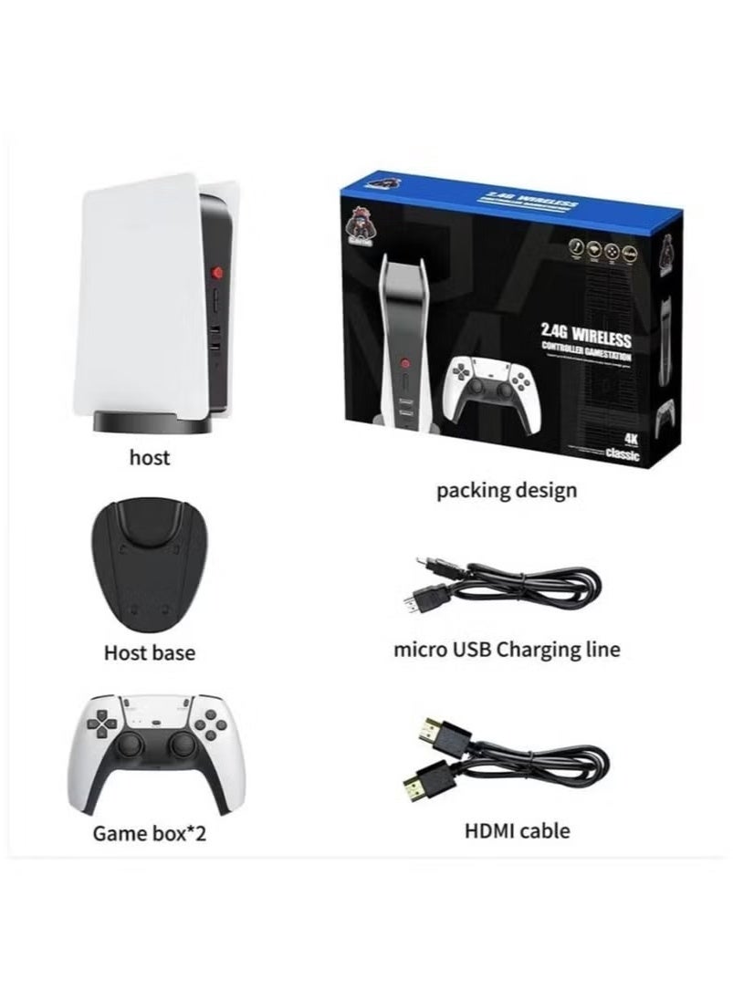 Compare M5 Game Console 2.4gb Wireless Controller Game Station 4K HD Output Retro Classic Video Game at KSA Price