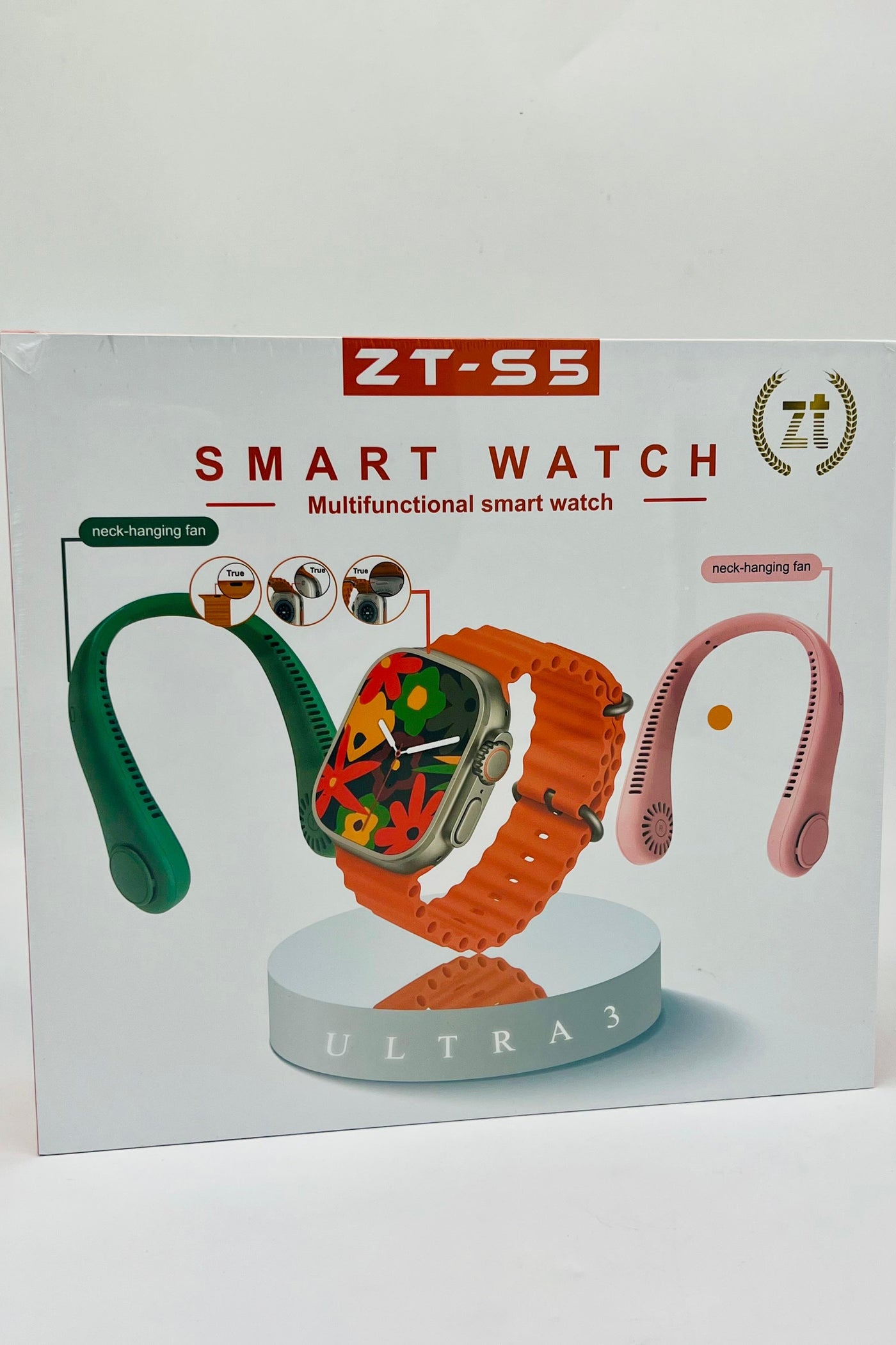 Compare ZTS5 ULTRA3 SMART WATCH WITH NECK FAN at KSA Price