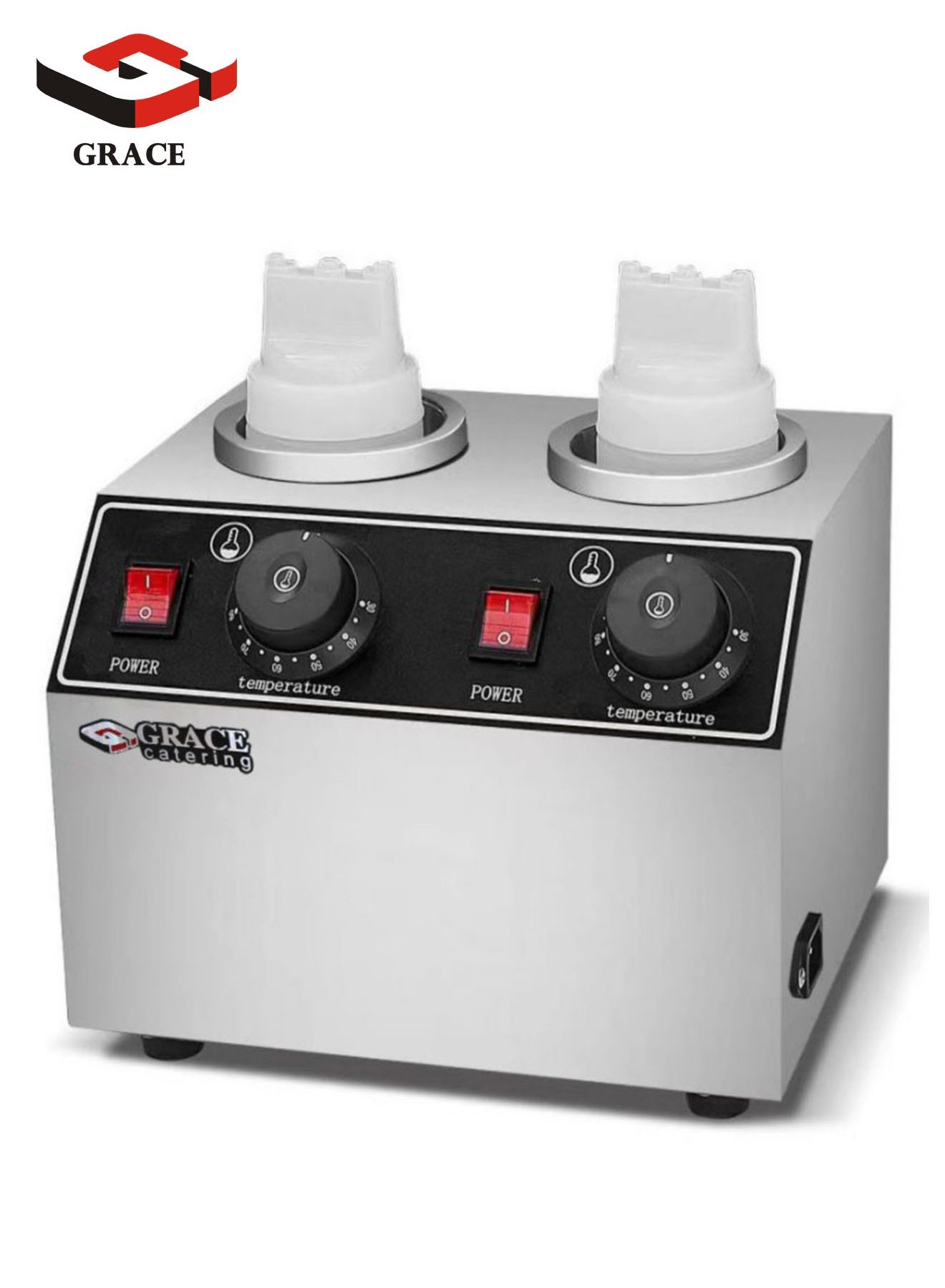 Compare Grace Commercial 2 Bottles Sauce Warmer Electric Cheese Chocolate Tempering Machine at KSA Price