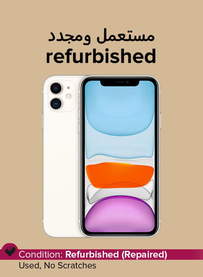 Compare Refurbished  iPhone 11 64GB White 4G With Facetime  International Version at KSA Price
