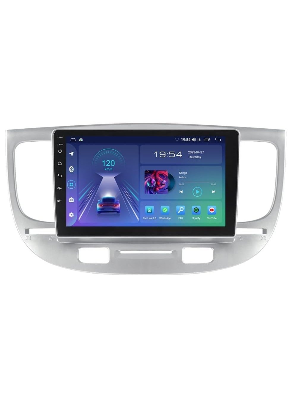 Compare Android Car Stereo for Kia Rio 2 2005 2006 2007 2008 2009 2010 2011 6GB RAM 128GB ROM 9 Inch Support SIM Card, Apple Carplay, MirrorLink WiFi BT, IPS Touch Screen with AHD Camera Included at KSA Price