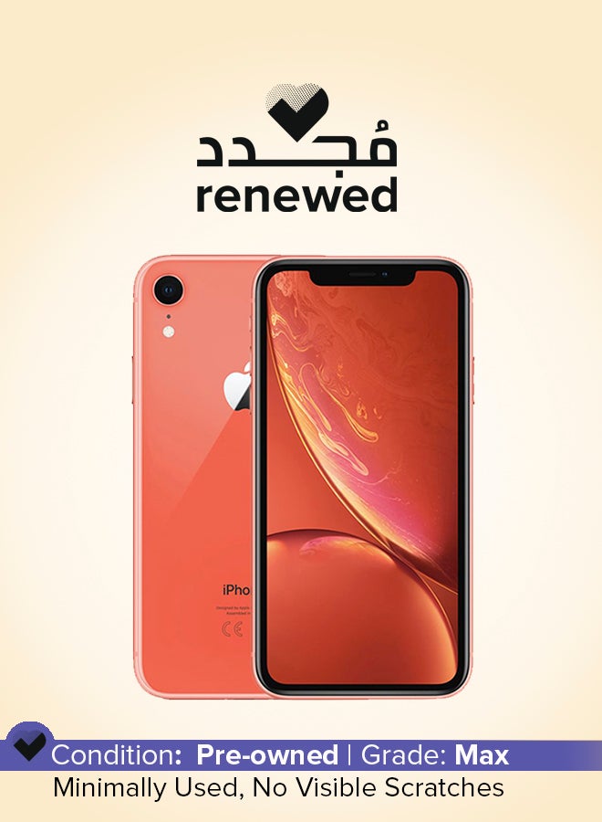 Compare Renewed  iPhone XR 64GB Coral 4G With Facetime  International Version at KSA Price