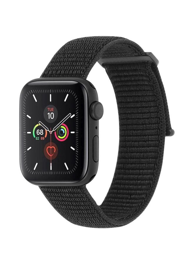 Compare Replacement Band For Apple Watch 4244 mm Black at KSA Price