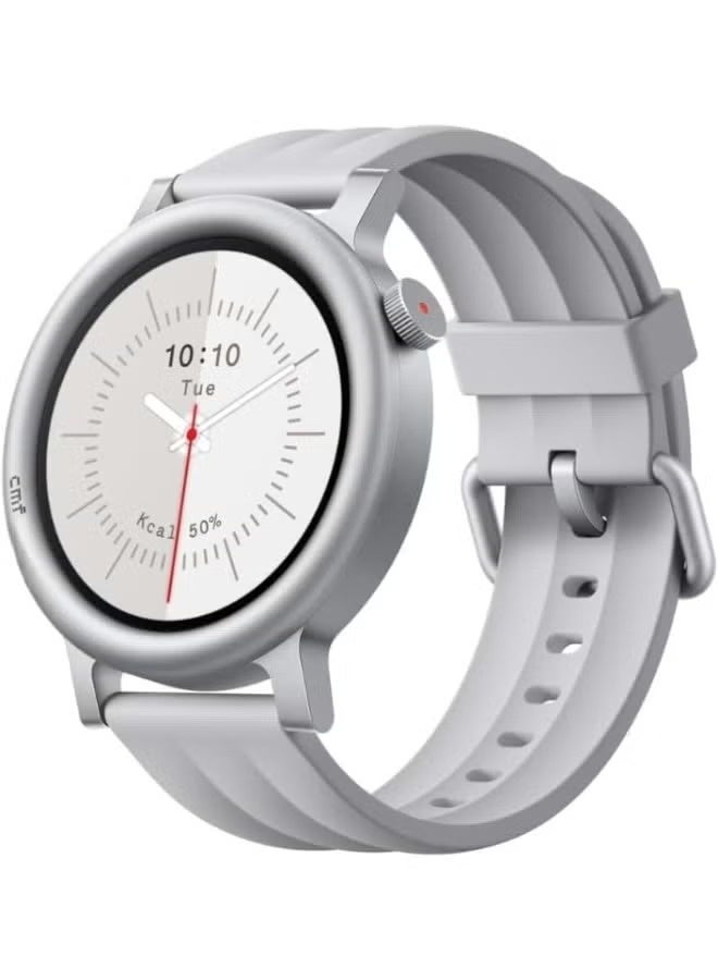 Compare CMF Smart Watch 3 Pro – Elegant Lite Gray, Fitness Tracker, Bluetooth Calling, Heart Rate & Sleep Monitoring, AMOLED Display, 7+ Days Battery Life, Waterproof, Compatible with Android & iOS, Your Daily Smart Companion at KSA Price