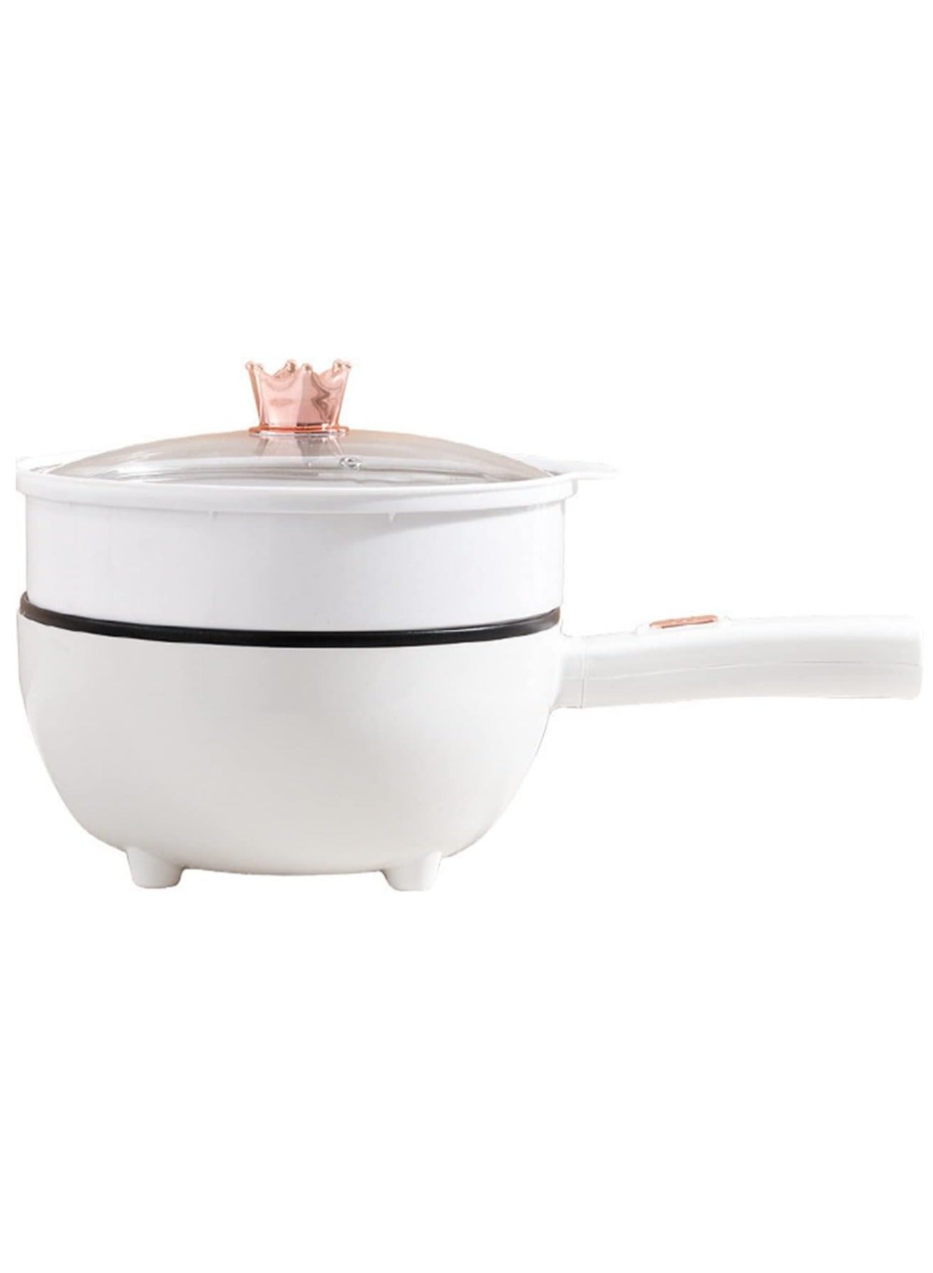 Compare Electric Hot Pot with Steamer & Temperature Control  NonStick Cooker Shabu Shabu Skillet Frying Pan Electric Saucepan for Noodles Egg Steak Saute Steam and Soup 3L White at KSA Price