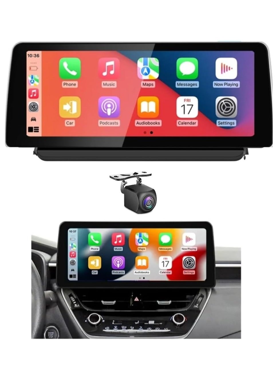 Compare Android Screen For Toyota Corolla 20182023 12.3 Inch Support Apple Carplay Android Auto Wireless 4GB RAM Fast Interface AHD Camera included 4G Wifi USB QLED Touch Screen With Panel Corolla Car Stereo 12.3 Inch Big Screen at KSA Price