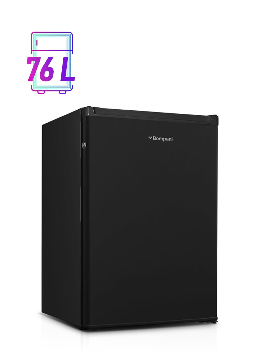 Compare 78 Litter Single Door Refrigerator  Defrost Fridge Freezer With Smart Sensor And Humidity Control With 1 Year Full And 5 Year Compressor Warranty BR110N Black at KSA Price