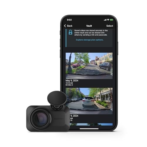 Compare Garmin Dash Cam™ Mini 3, Ultracompact 1080p HD Dash Cam with a 140degree Field of View, Built in Clarity™ Polarizer, Voice Controlled, Automatic Recording at KSA Price