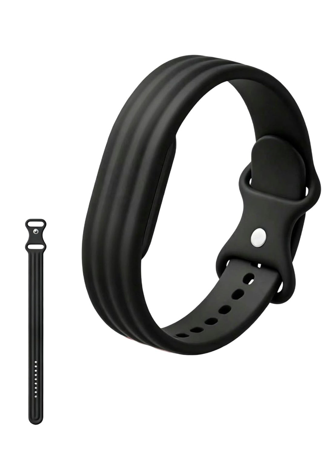 Compare Silicone Band Compatible with Google Fitbit Air Screenless Activity Tracker, Soft Perforated Replacement Strap, Waterproof Sport Wristband, Adjustable Fitness Tracker Band for Men Women at KSA Price