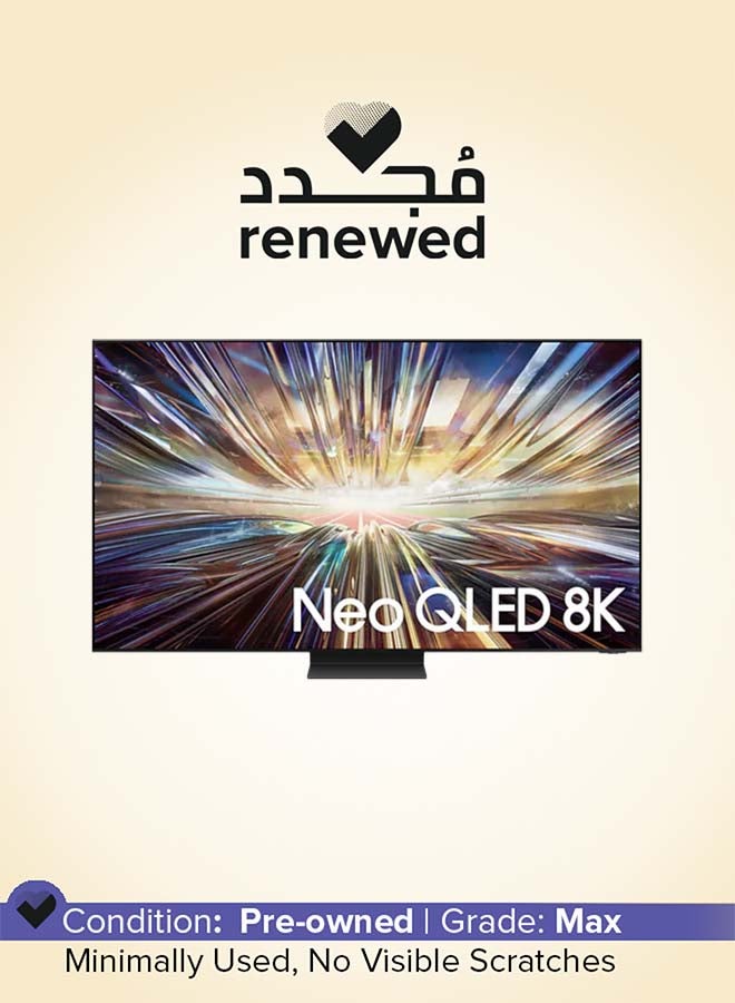 Compare Renewed  85Inch Smart 8K Neo TV  QLED Black at KSA Price