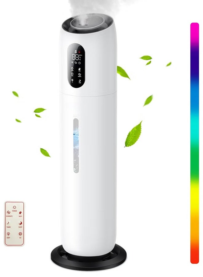 Compare Humidifiers for Bedroom Large Room 9L Ultrasonic Cool Mist Humidifier Top Fill with 360°Nozzle,Sleep Mode, Auto ShutOff, Remote & Touch Control Large Humidifier for Baby, Home, Office, White at KSA Price