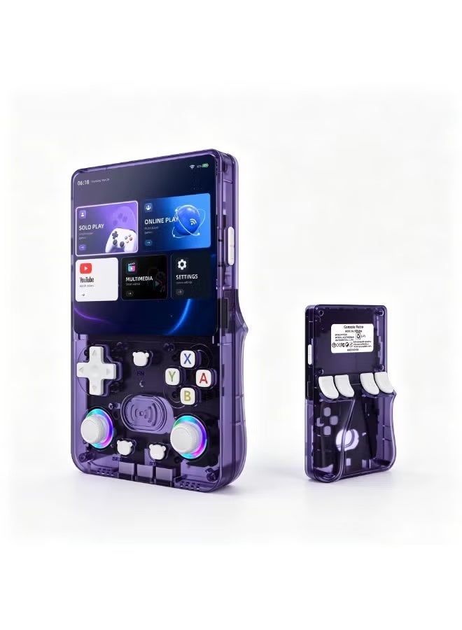 Compare X36 Ultra Retro Handheld Game Console with 4.2Inch IPS HD Display, Android 10 Dual System, 20,000+ Builtin Games, WiFi & Bluetooth Connectivity, 3500mAh Rechargeable Battery, Portable Classic Arcade Gaming Device for Travel, Home Entertainment & Gifts at KSA Price