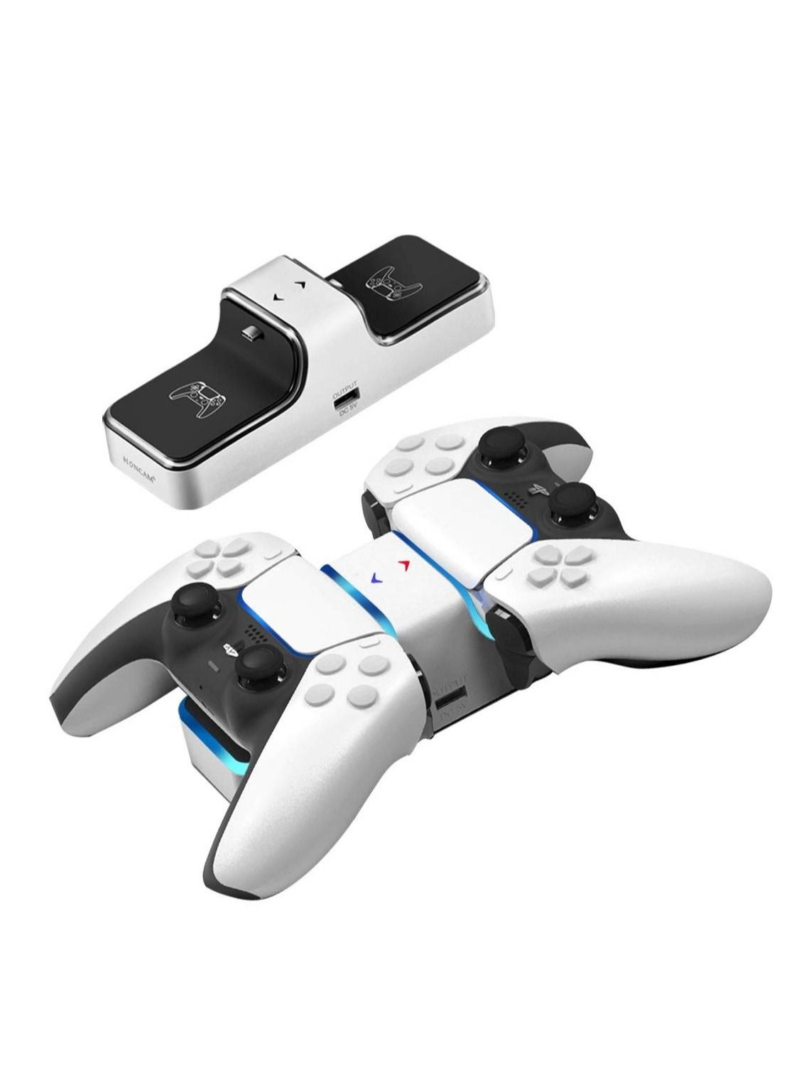 Gamepad Charger for PS5, Dual USB Type-C Fast…