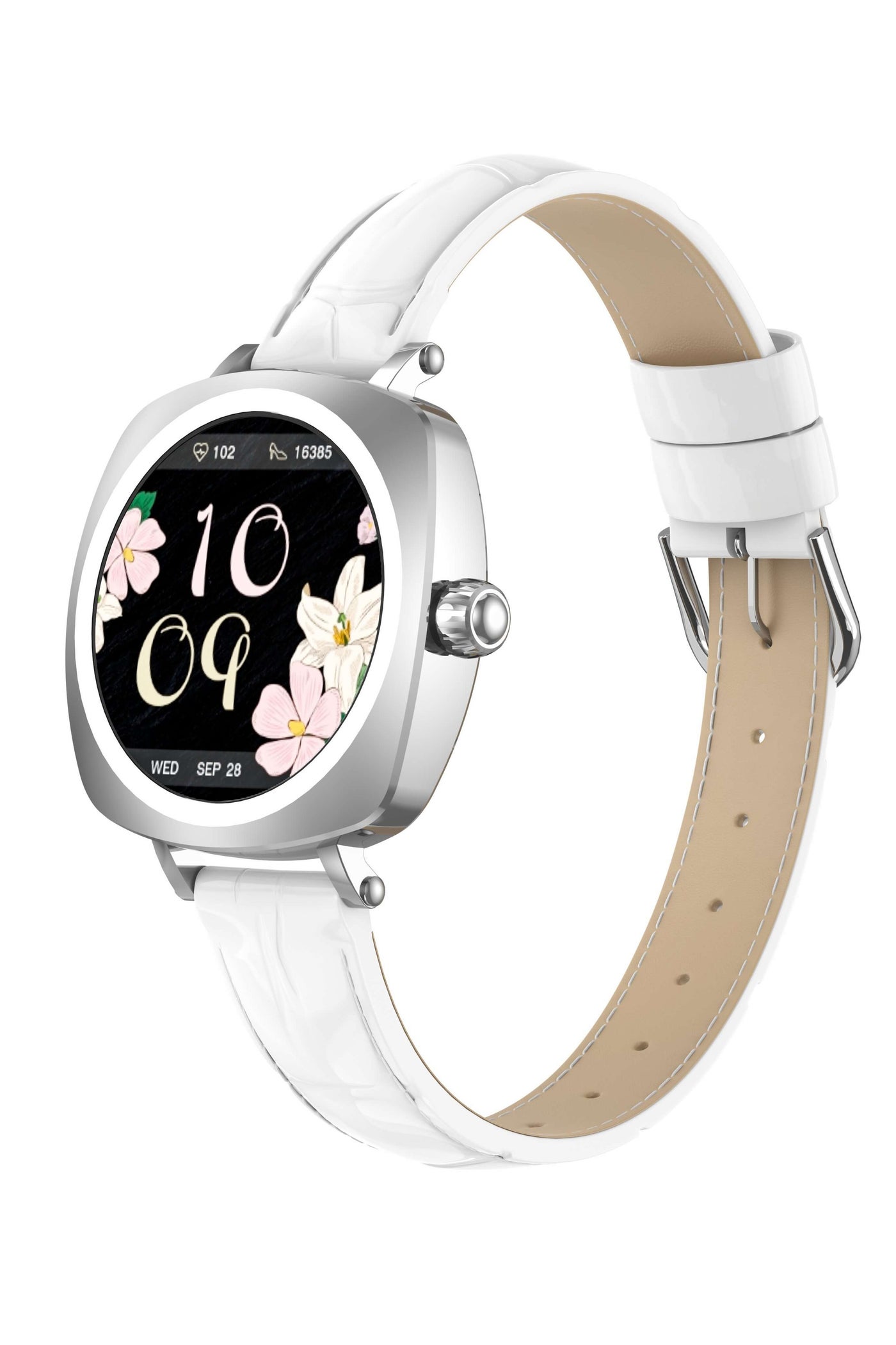 Compare Ladies Smart Watch Upgraded 2025 – 1.19? AMOLED HD Touchscreen, IP68 Waterproof, 5–7Day Battery 180 mAh, Magnetic Charging, Women’s Health Tracking & Heart Rate Monitor, Zinc Alloy, Bluetooth 5.4  ISO Certified at KSA Price