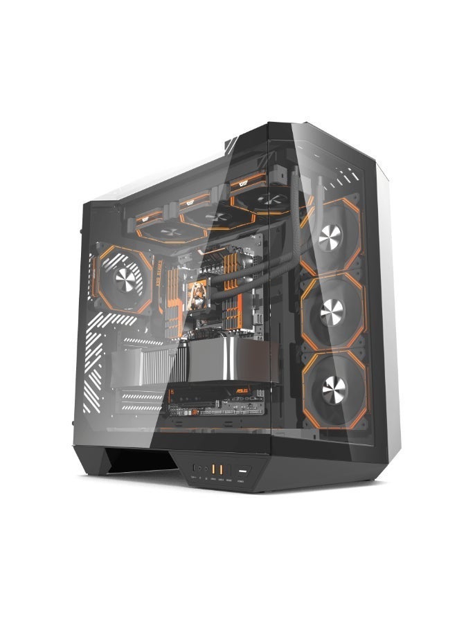 Compare Emarat Gamers Gaming PC – Intel Core i714700K, RTX 5070 12GB, 32GB DDR5 RGB, 1TB NVMe SSD, WiFi, Case DARKFLASH DY470 Black 7 Fans RGB black at KSA Price