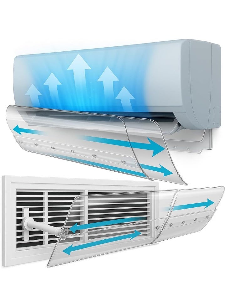 Compare Adjustable AC Air Deflector – Universal Split AC Wind Direction Controller Adjustable AC Air Deflector 56–102.5cm at KSA Price