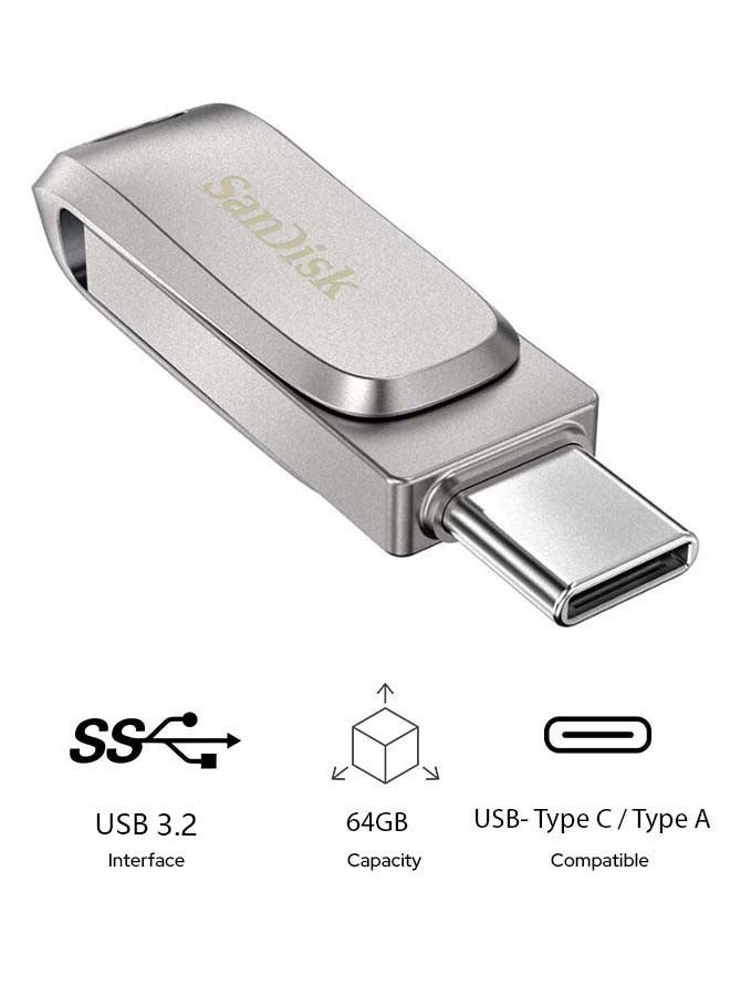 Compare 64 GB Ultra Dual Flash Drive, USB 3. 2 Read Speed 400 MBps Write Speed 100 MBps TypeC & TypeA SDDDC4064GG46 at KSA Price