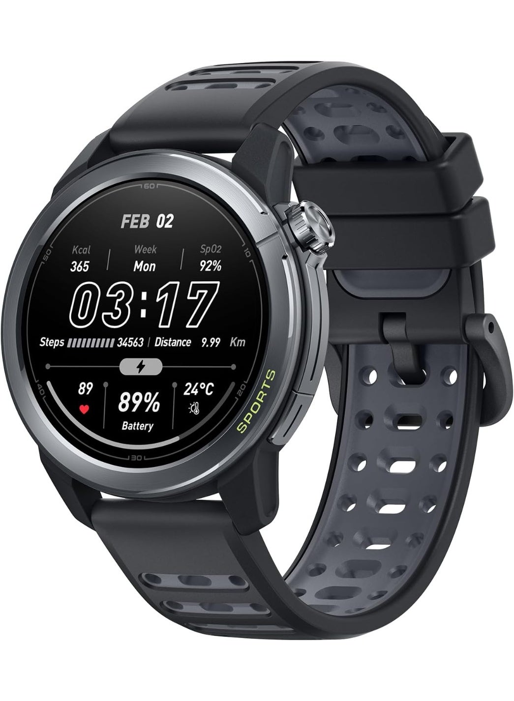 Compare Mibro GS Active 2 Smartwatch for Running, GPS, 5 ATM, AMOLED UHD  Dark Grey at KSA Price