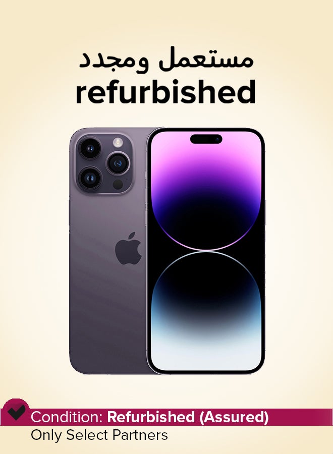 Compare Refurbished  iPhone 14 Pro Max 128GB Deep Purple 5G With Facetime  International Version at KSA Price