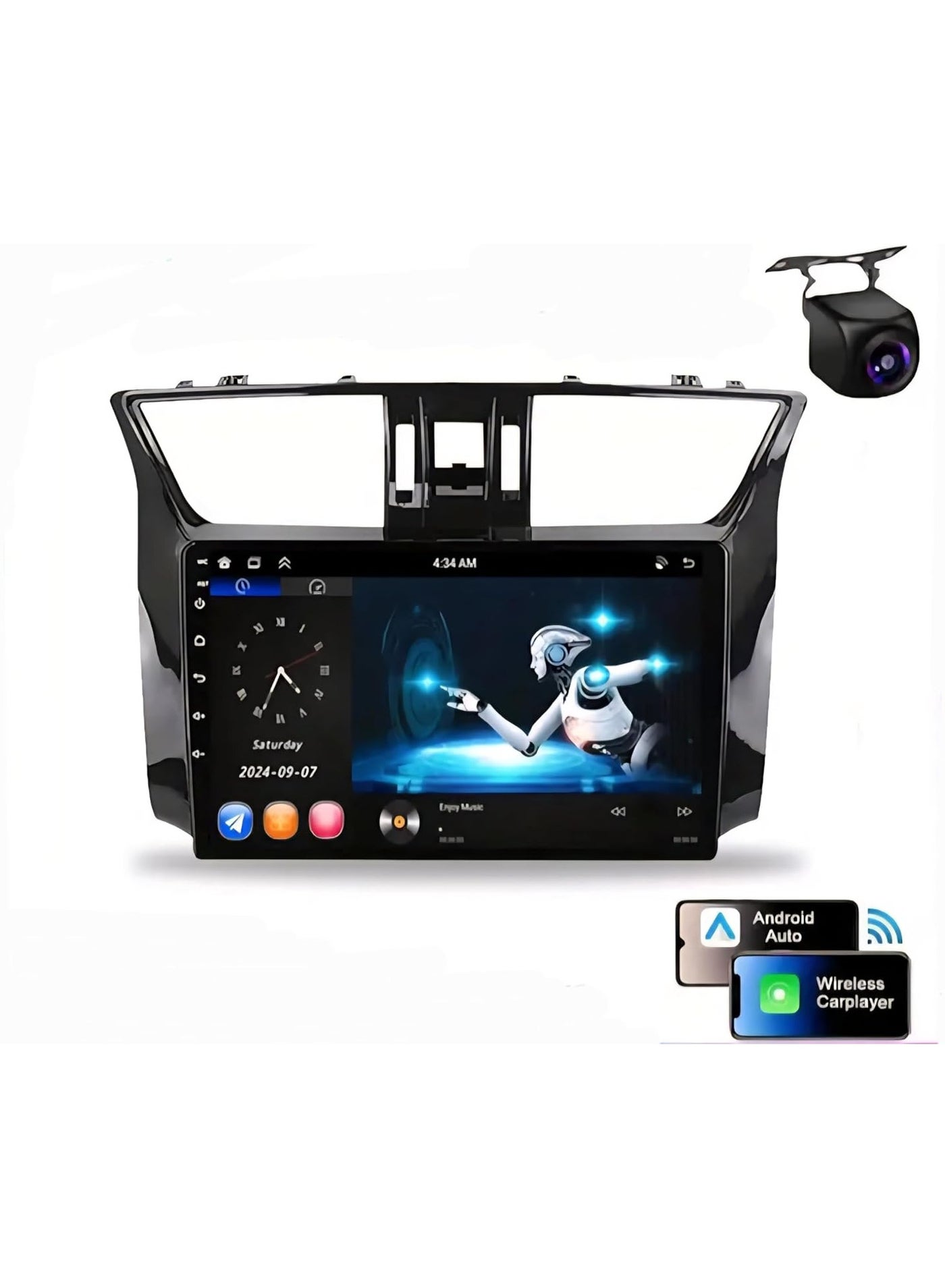 Compare Smart One Android System for Nissan Tida 20142016 | Wireless CarPlay, GPS, WiFi, Bluetooth, FM, USB, Reverse Camera at KSA Price