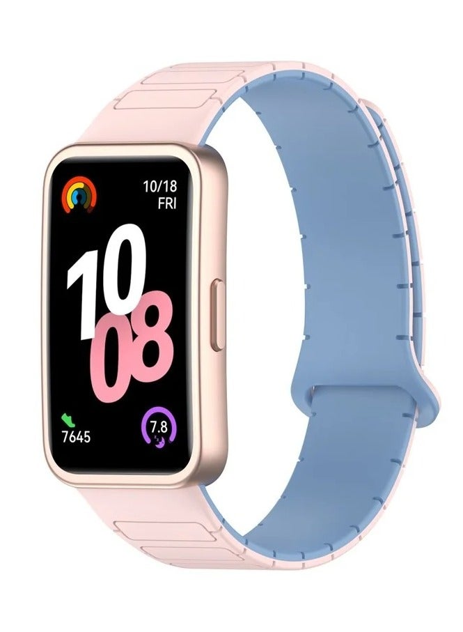 Compare Magnetic Loop Strap for Huawei Band 10 | Huawei Band 9 |8 Watch Band, Silicone Sport Strap Watchband, Magnetic Silicone Replacement Wristband at KSA Price